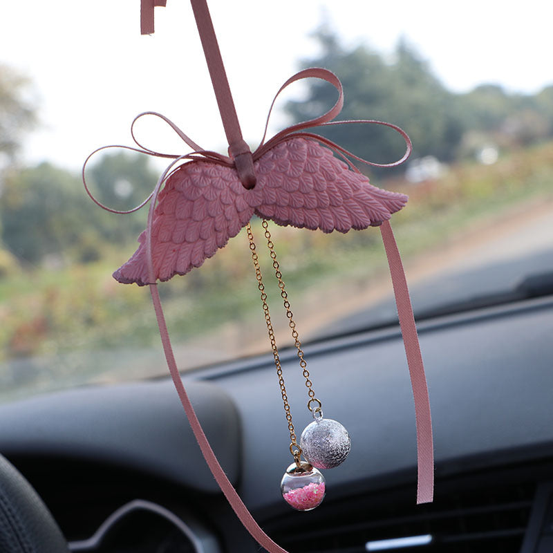 Wholesale Angel Wings Car Fragrance Expanding Stones Pendant